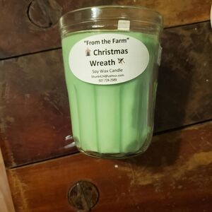 Green Soy Wax Candle